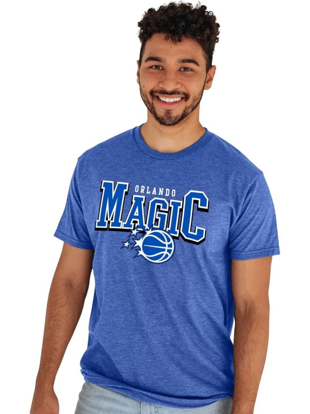 Heathered Classic NBA Bi-Blend T-Shirt for Unisex Adults - Soft & Stylish Tee